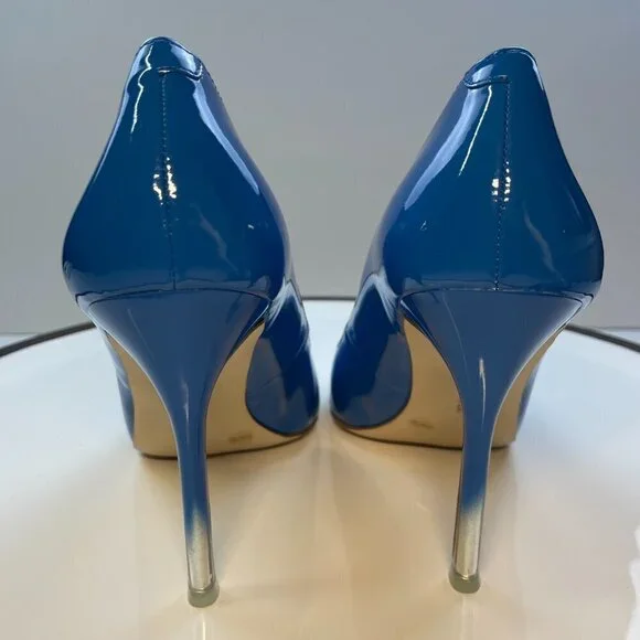 BCBGeneration Blue Patent Pumps 8.5M - Picture 4 of 8